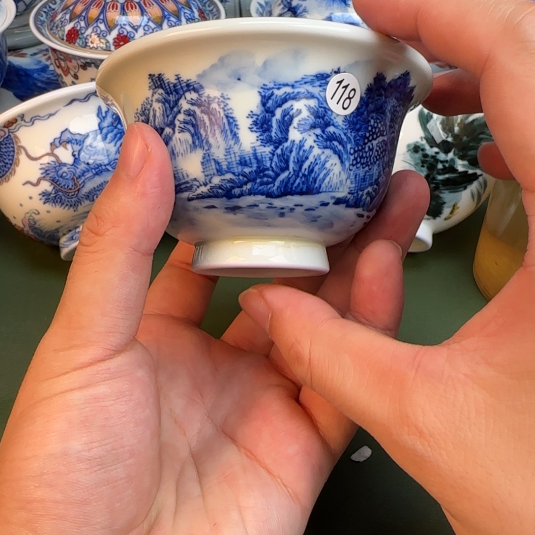 彦祖纯手工手绘茶具118