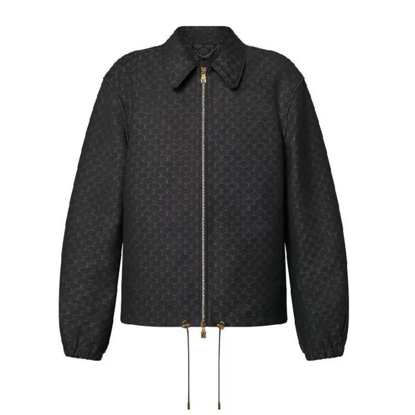未使用 LouisVuitton/路易威登 刺绣满Logo翻领夹克 52码 md1944