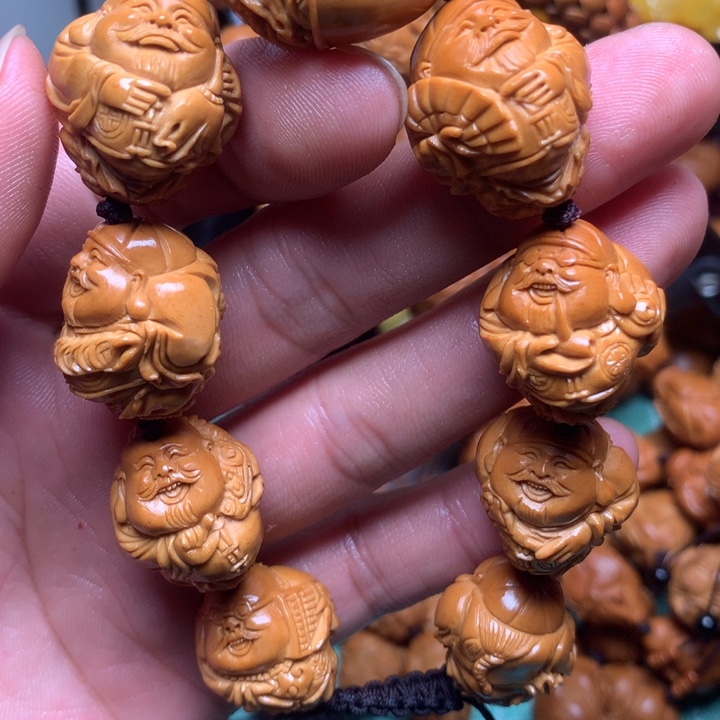 橄榄核手串/手链地主财神