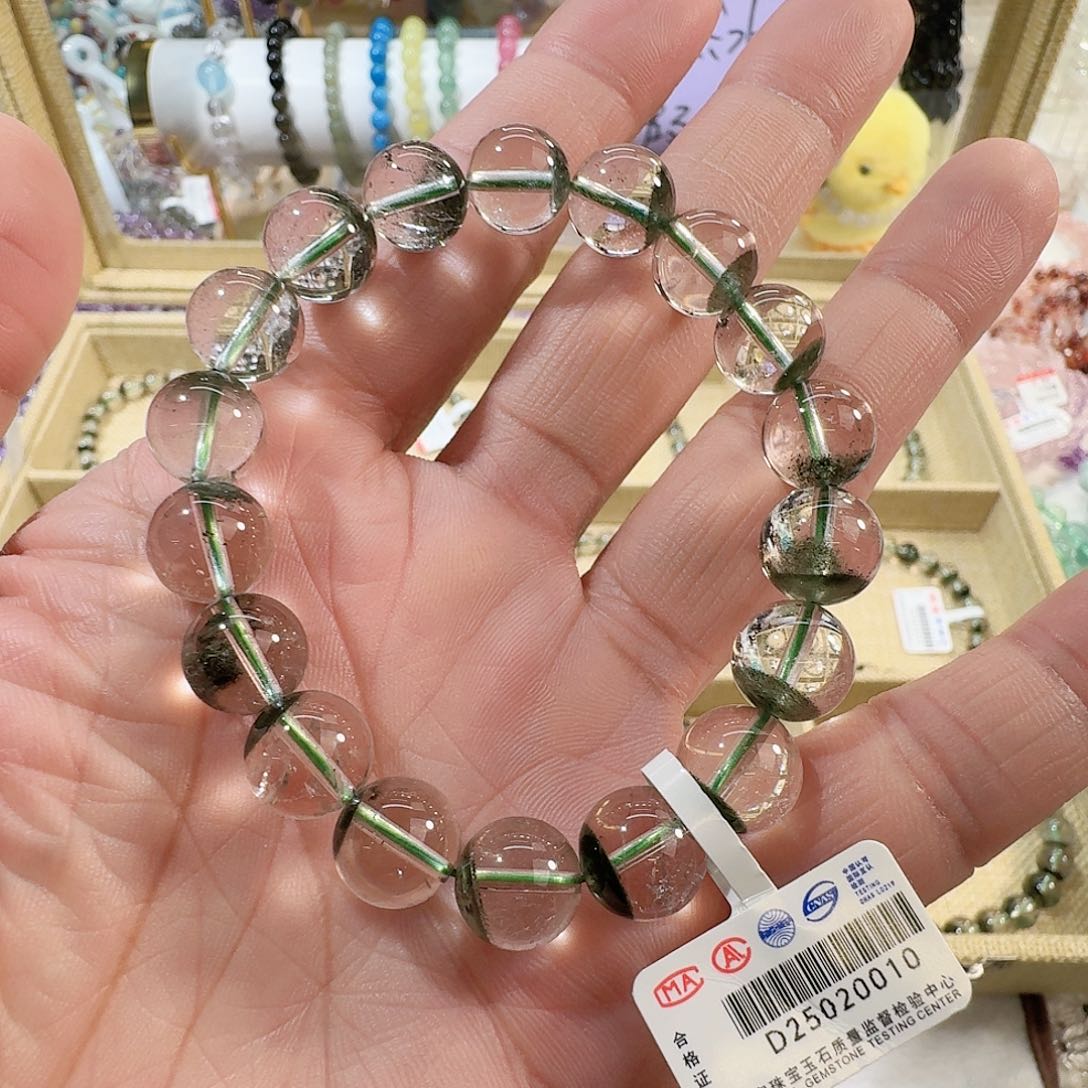 水晶手链未镶嵌11绿幽灵