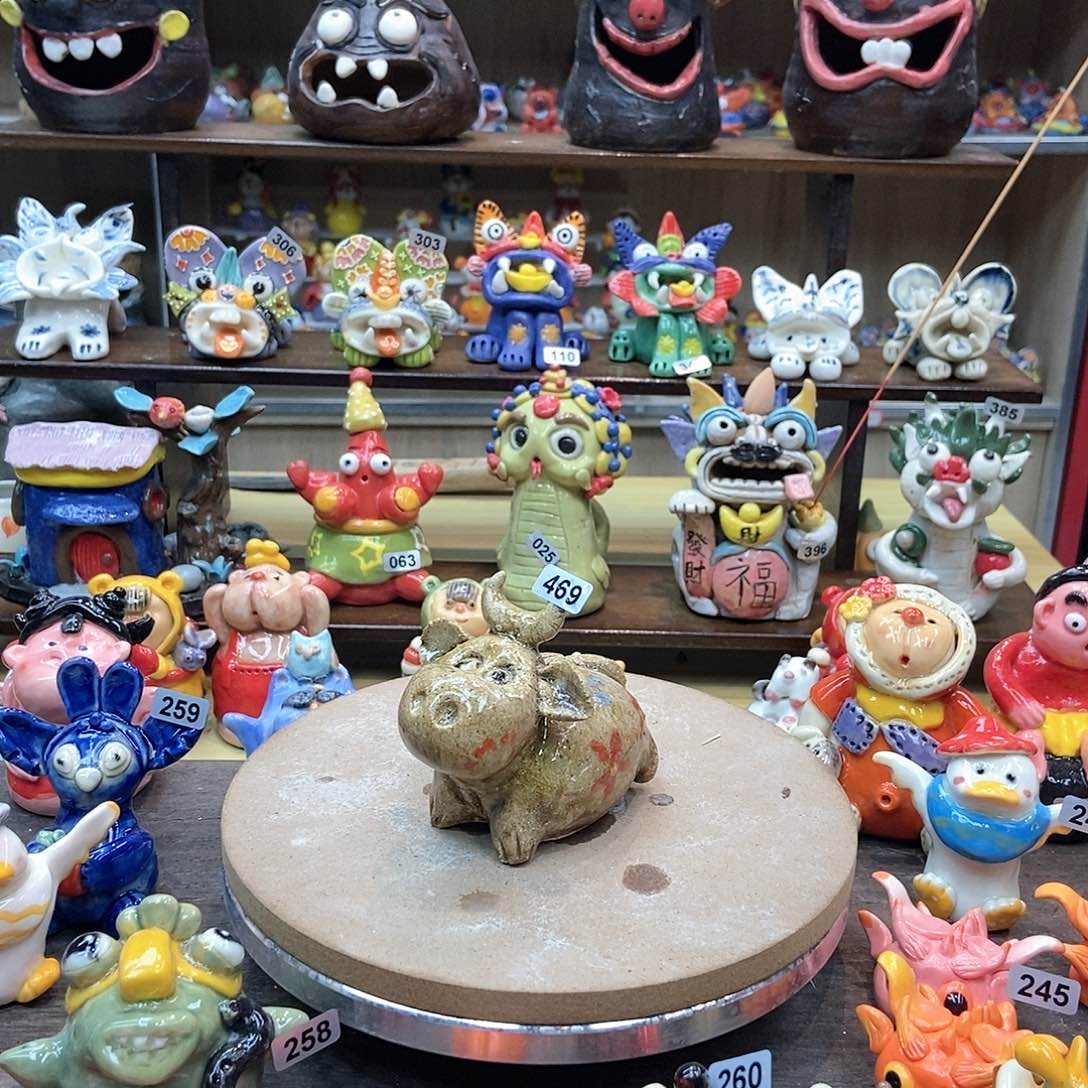 摆件直播间手工陶瓷摆件福利乱卖款469