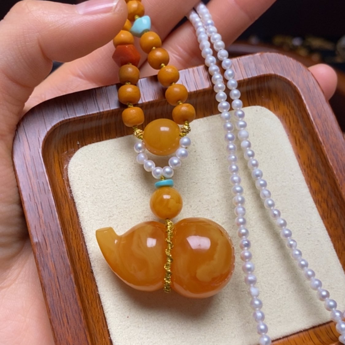 【闪购商品】蜜蜡颈饰未镶嵌项链