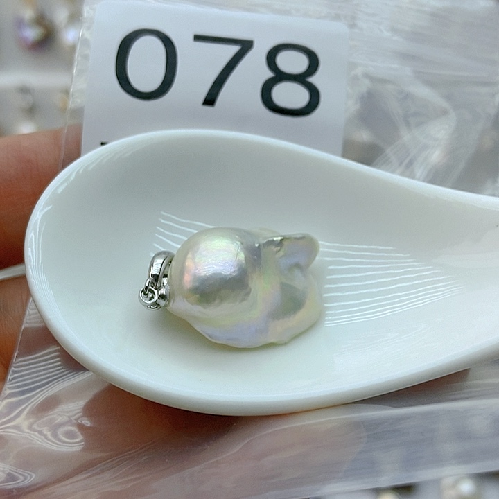 淡水珍珠颈饰银S925镶嵌