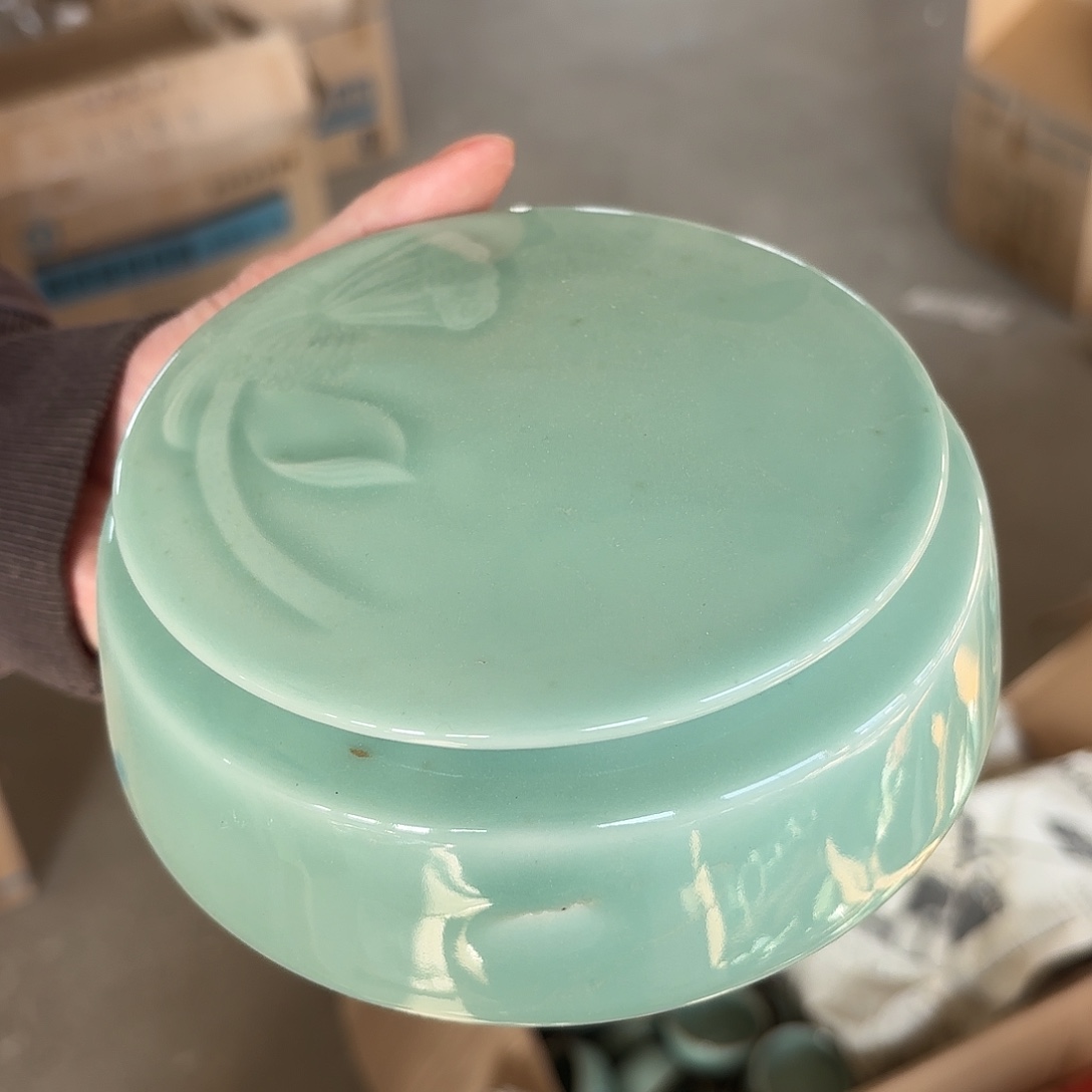 龙泉云间青瓷小米茶器