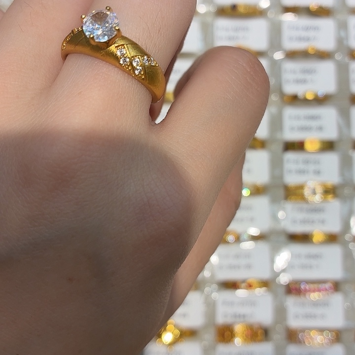 铜合金3530强保色发 1 个壹笔壹戒指