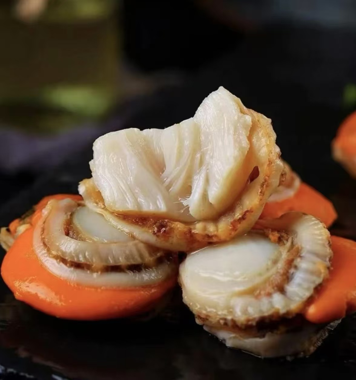 冷链发货无冰衣扇贝肉500g/5包