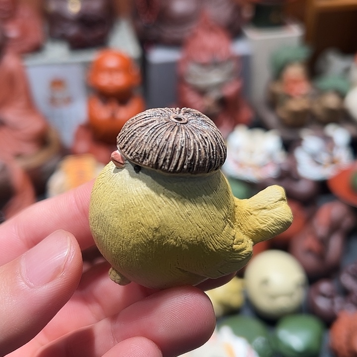 紫砂茶宠紫砂茶宠黄色小鸡