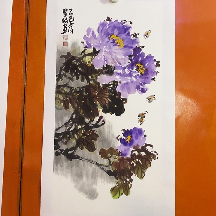 国画张圣敏先生纯手绘的作品