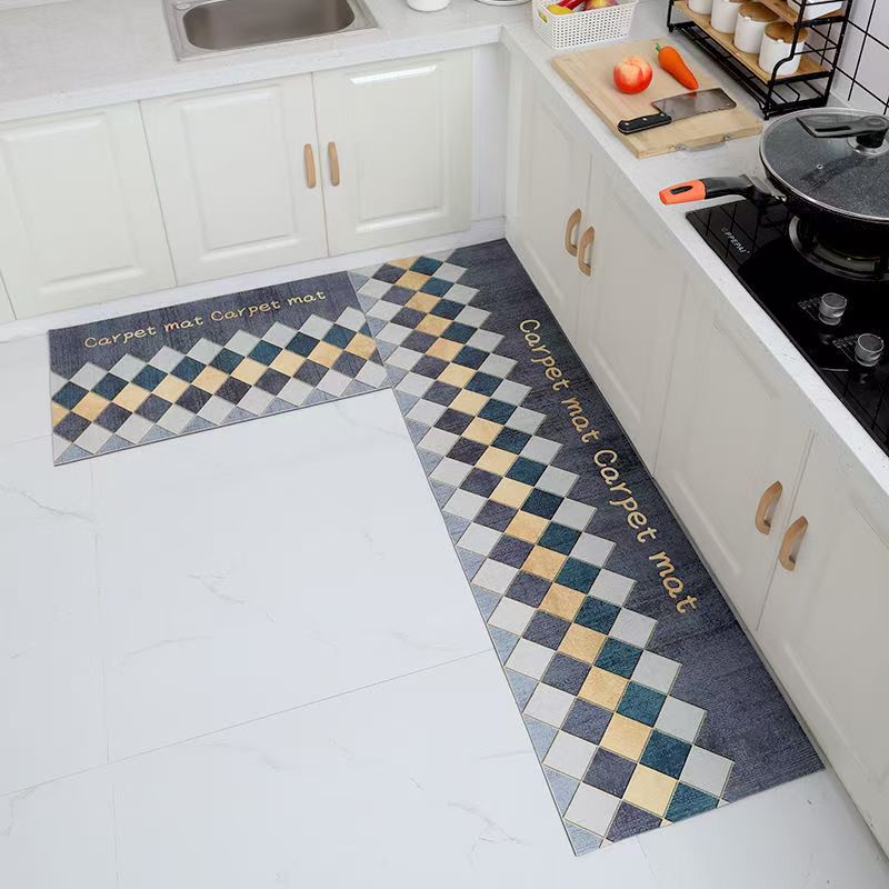 真防滑(G126)100*140cm硅胶垫浴室厨房入户床边隔热秒吸速干