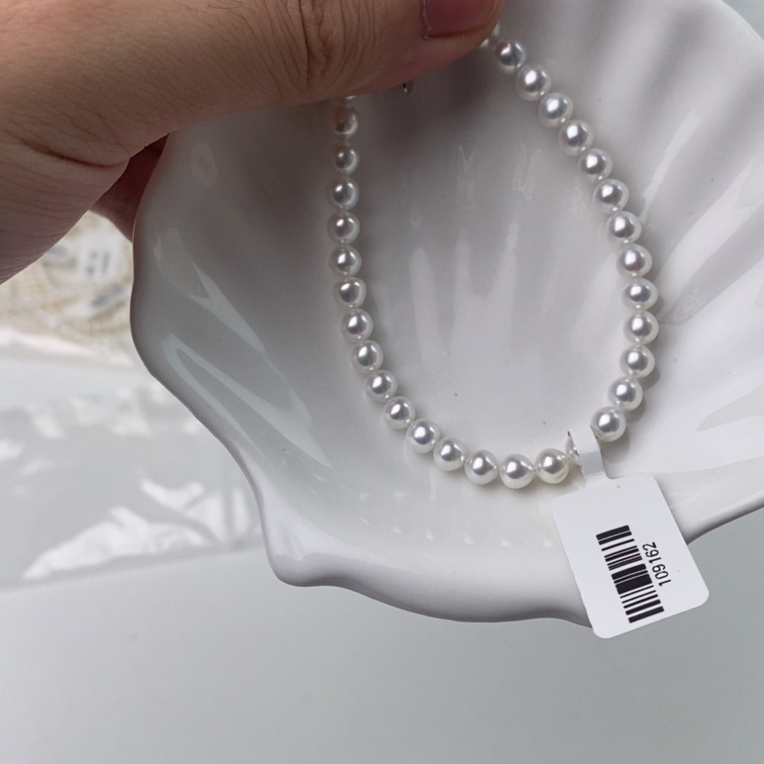 淡水珍珠银S925镶嵌手链109162