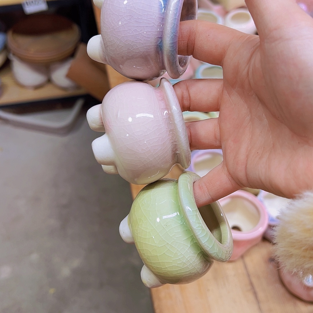 陶瓷花盆当场凑满12包邮