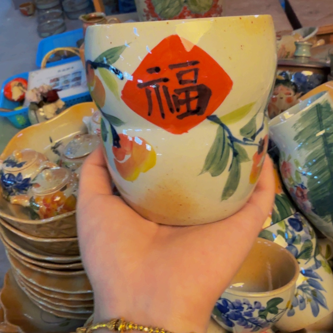 瓷片景德镇陶瓷手工手绘