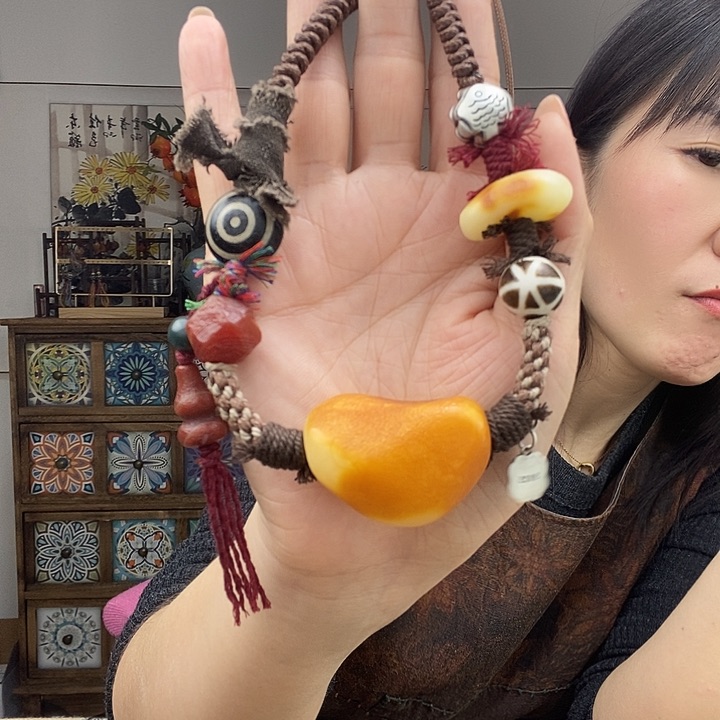 蜜蜡项链未镶嵌项链