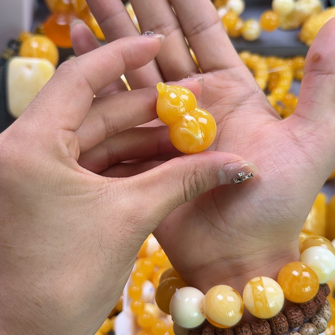 蜜蜡珠宝奇石未镶嵌葫芦