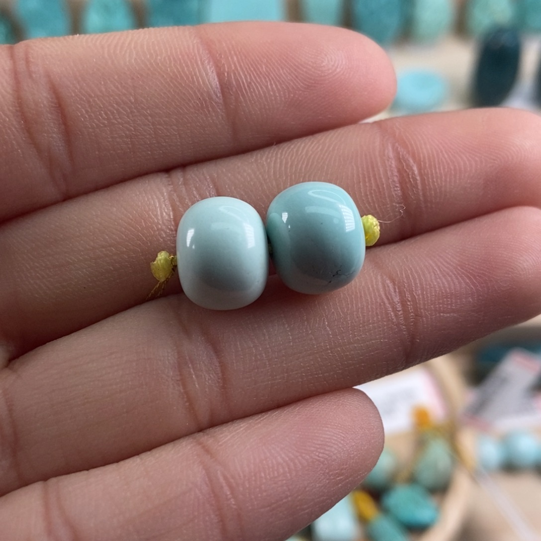 绿松石珠宝奇石未镶嵌默**闻