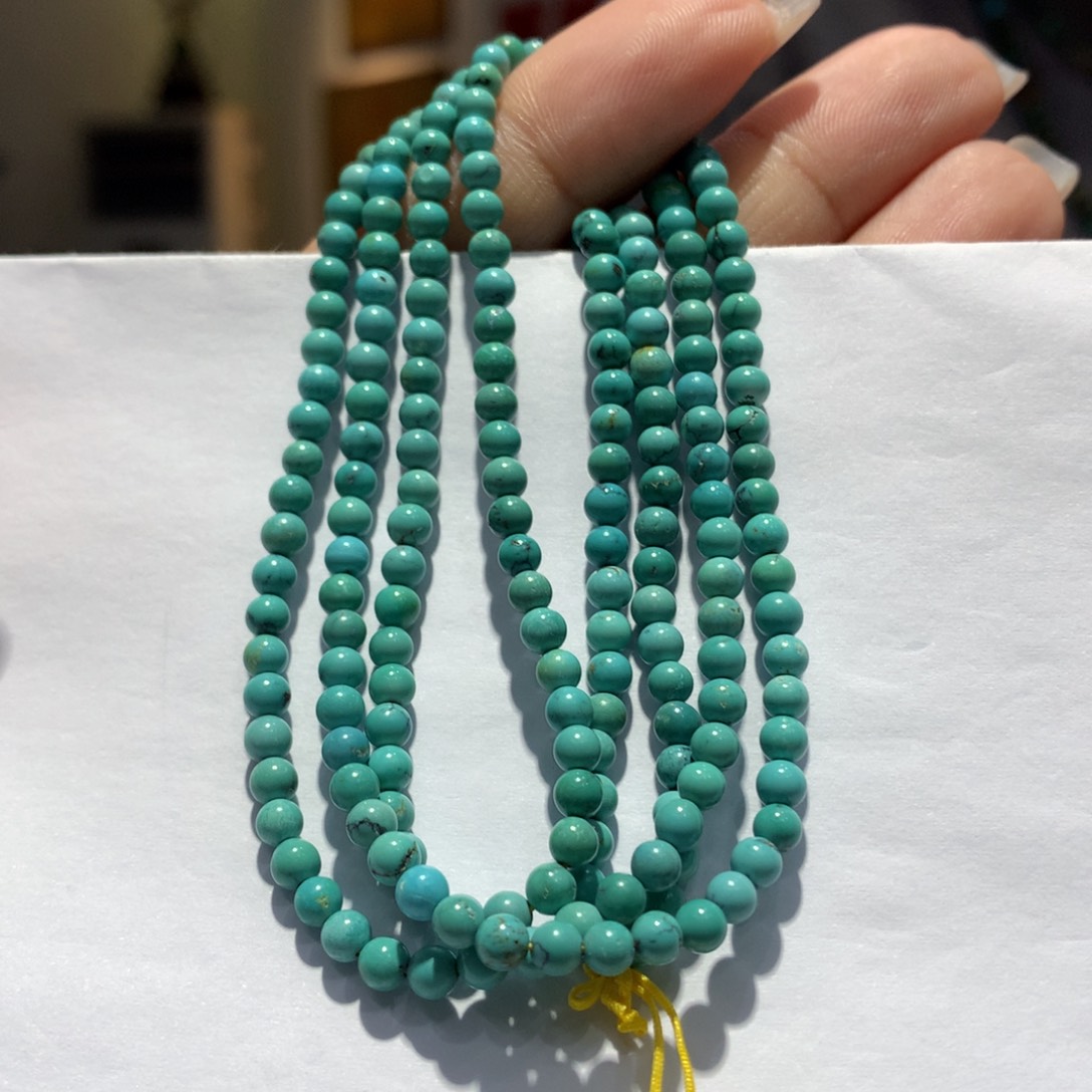 未镶嵌绿松石长链