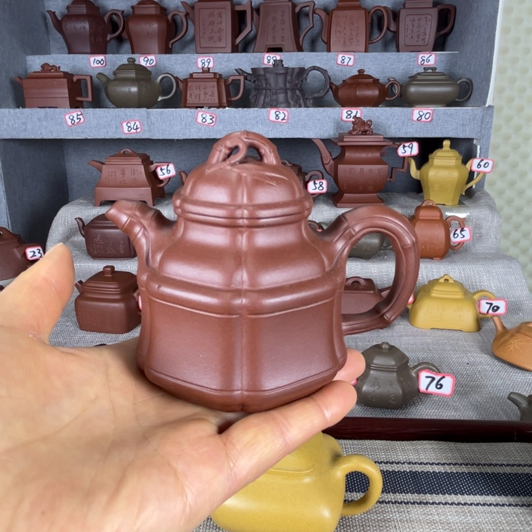紫泥茶壶照*机精工制作