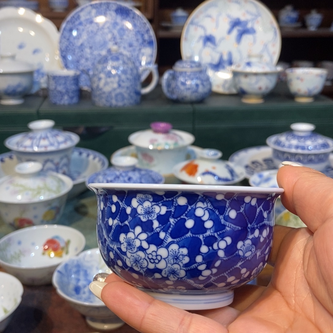 w雪山春晓冰梅炉式杯
