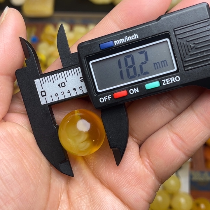 蜜蜡未镶嵌珠宝奇石天然蜜蜡散珠微瑕一粒200