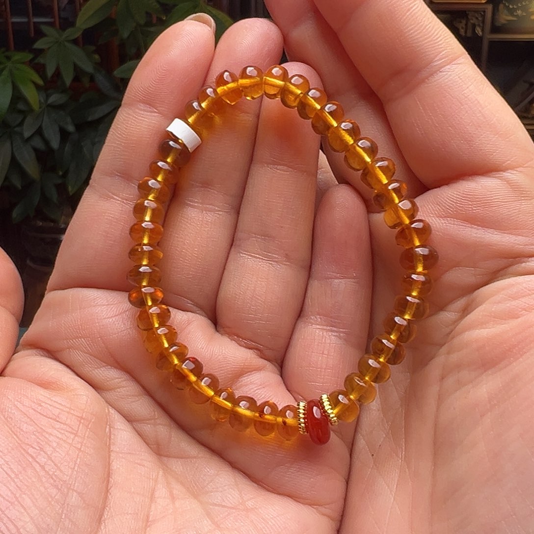 琥珀未镶嵌裸石抚顺琥珀10553六