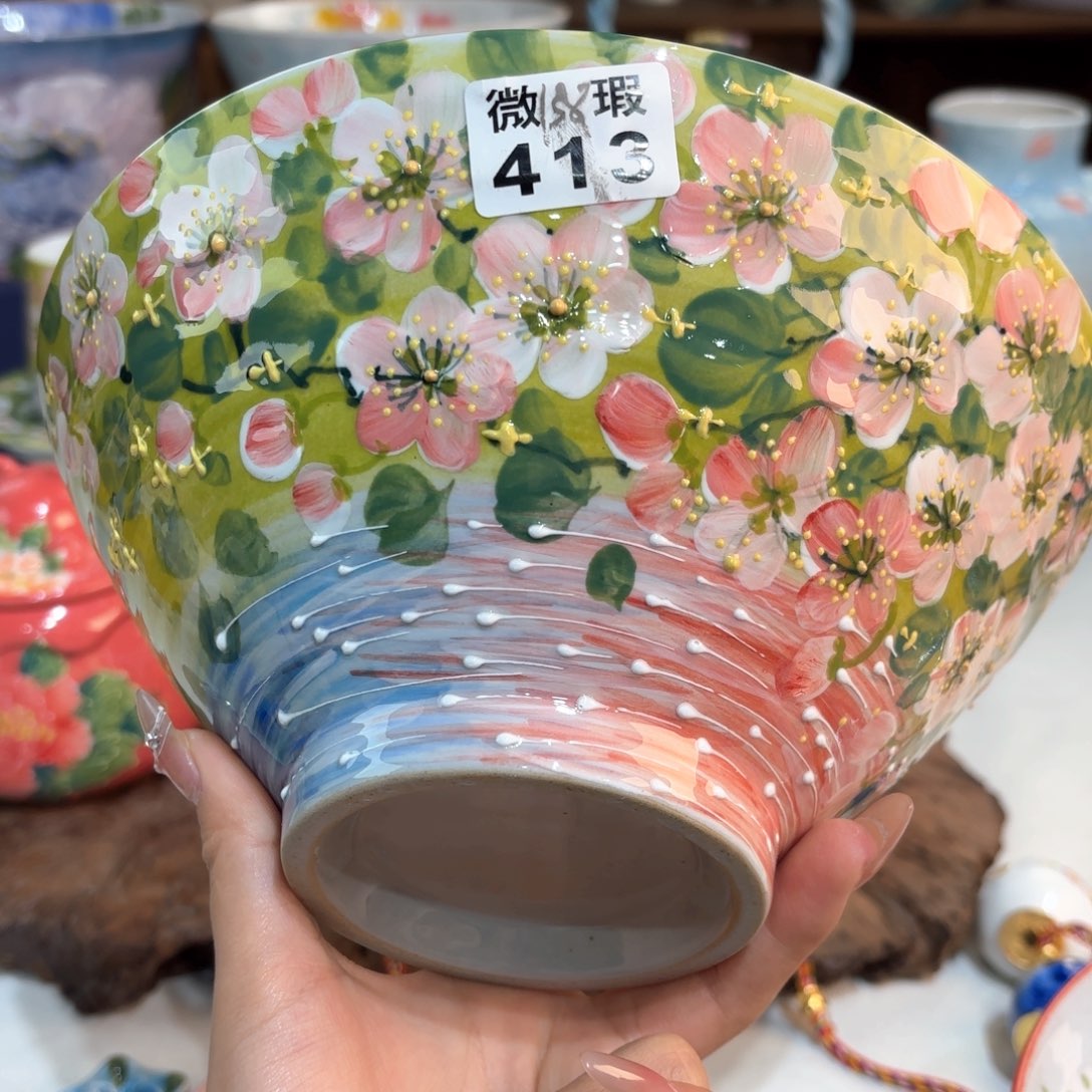 景德镇手绘高温釉下彩陶瓷茶具