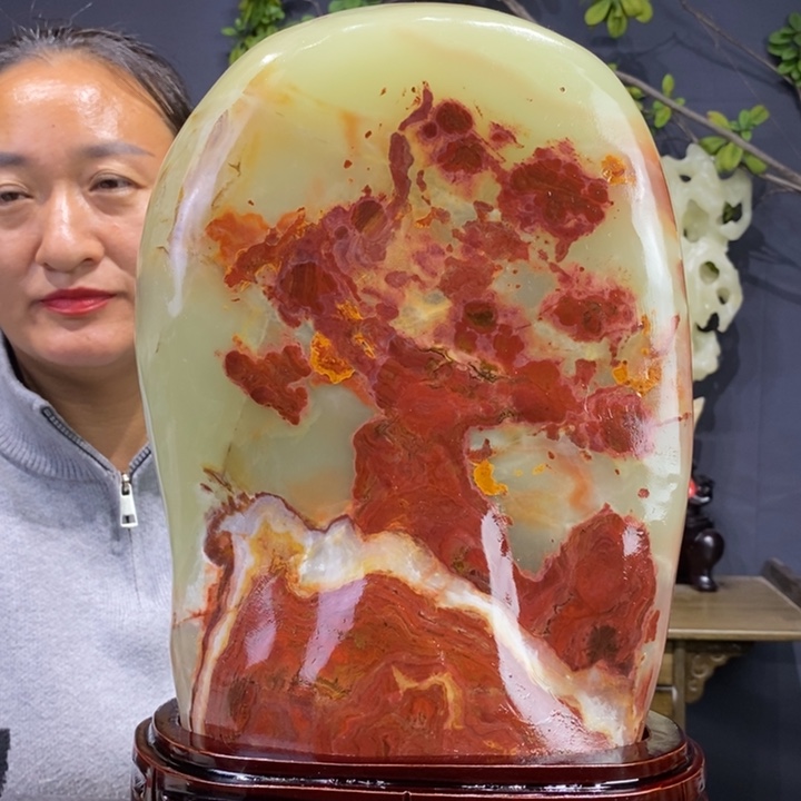 石材精品古青石摆件