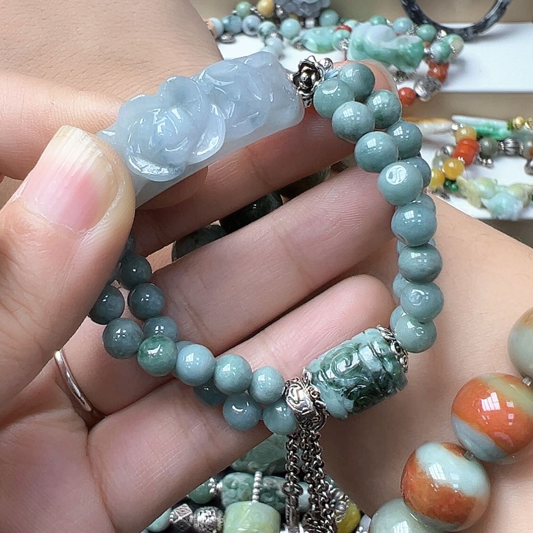 翡翠戒指未镶嵌炸