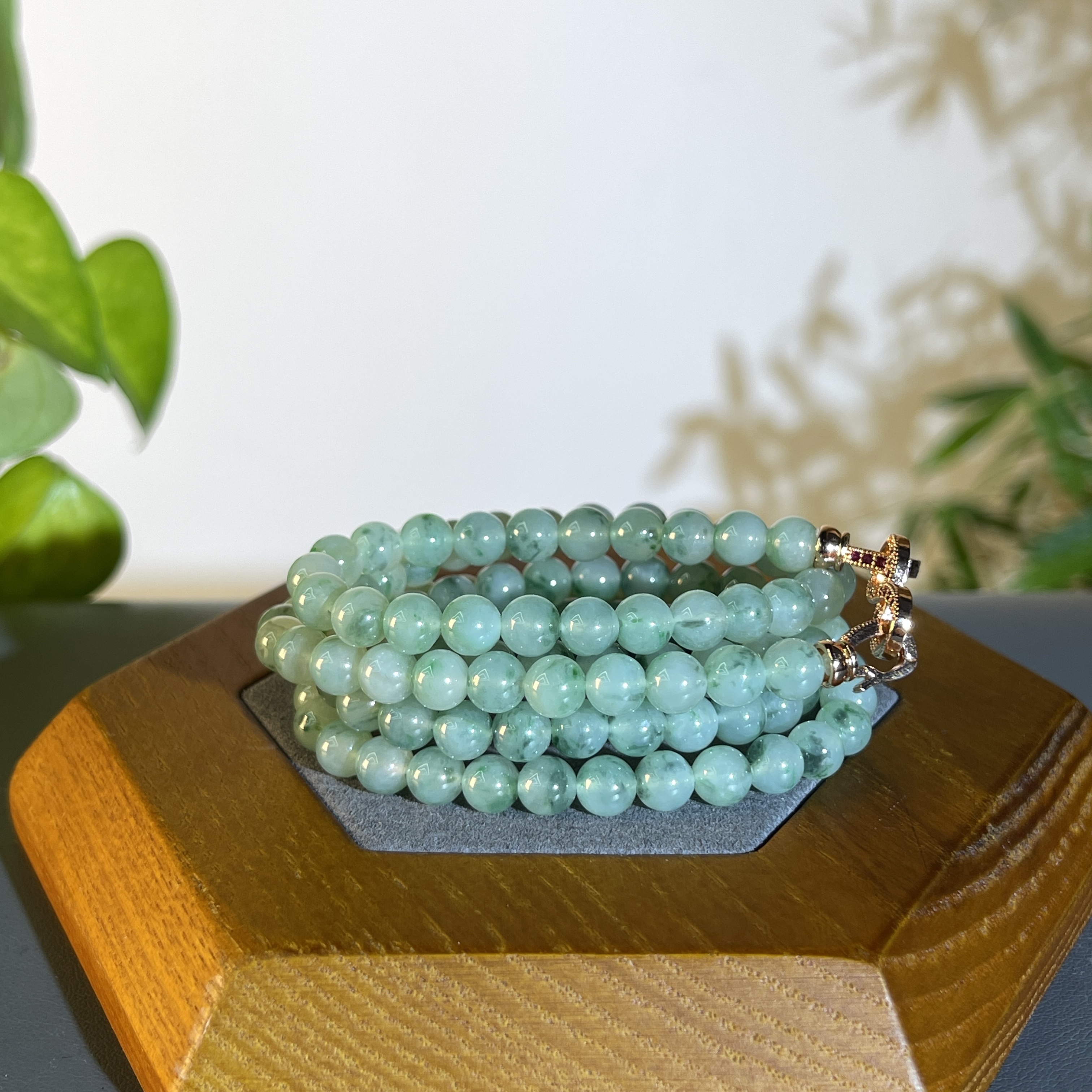 JTW25-131 天然缅甸翡翠A货 翡翠珠链（含配饰）