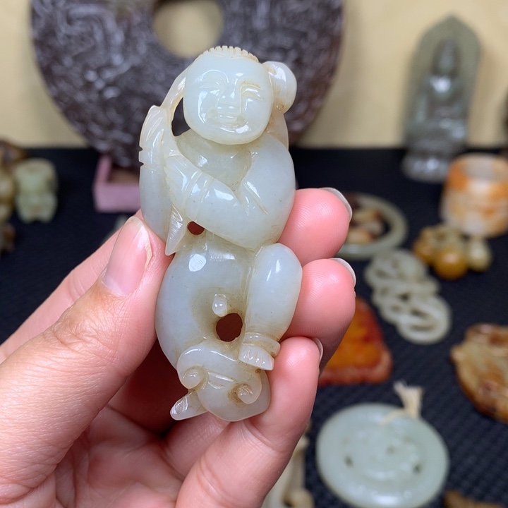 和田玉把件未镶嵌