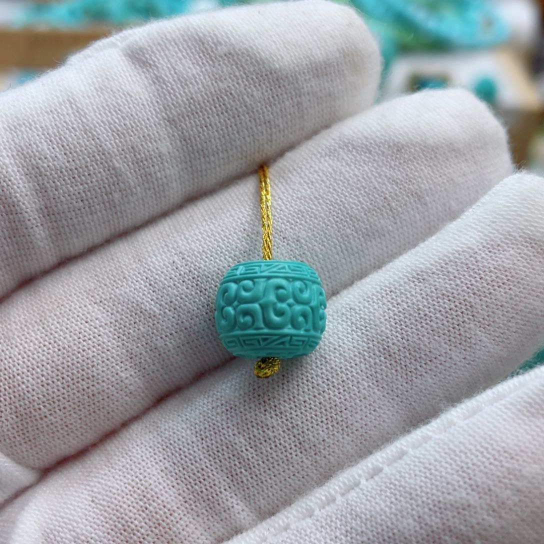 未镶嵌绿松石珠宝奇石