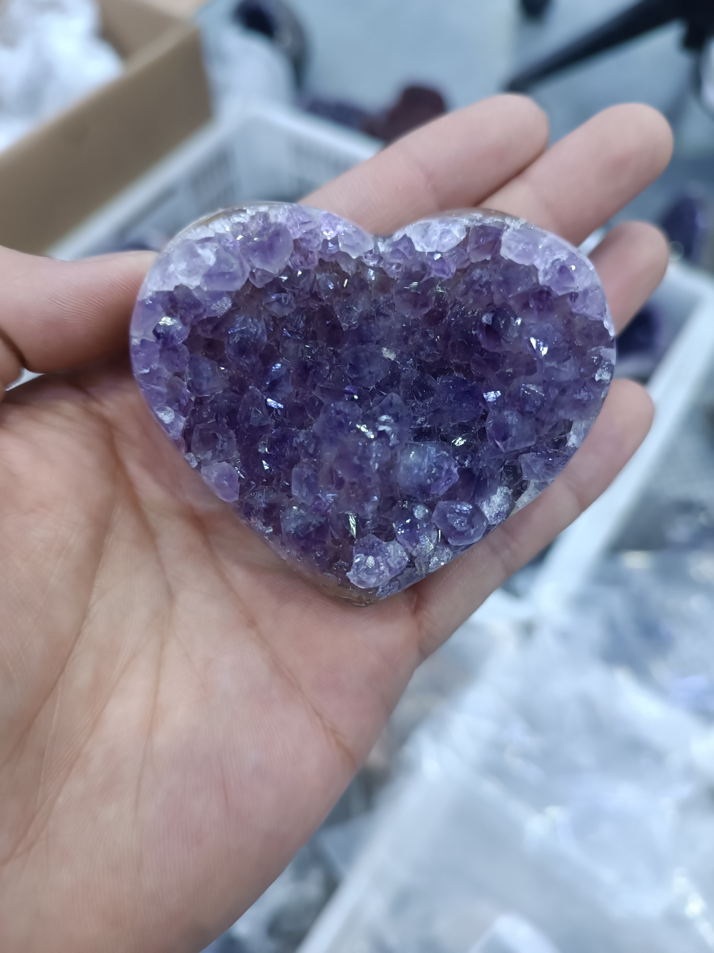 巴西乌拉圭紫水晶摆件