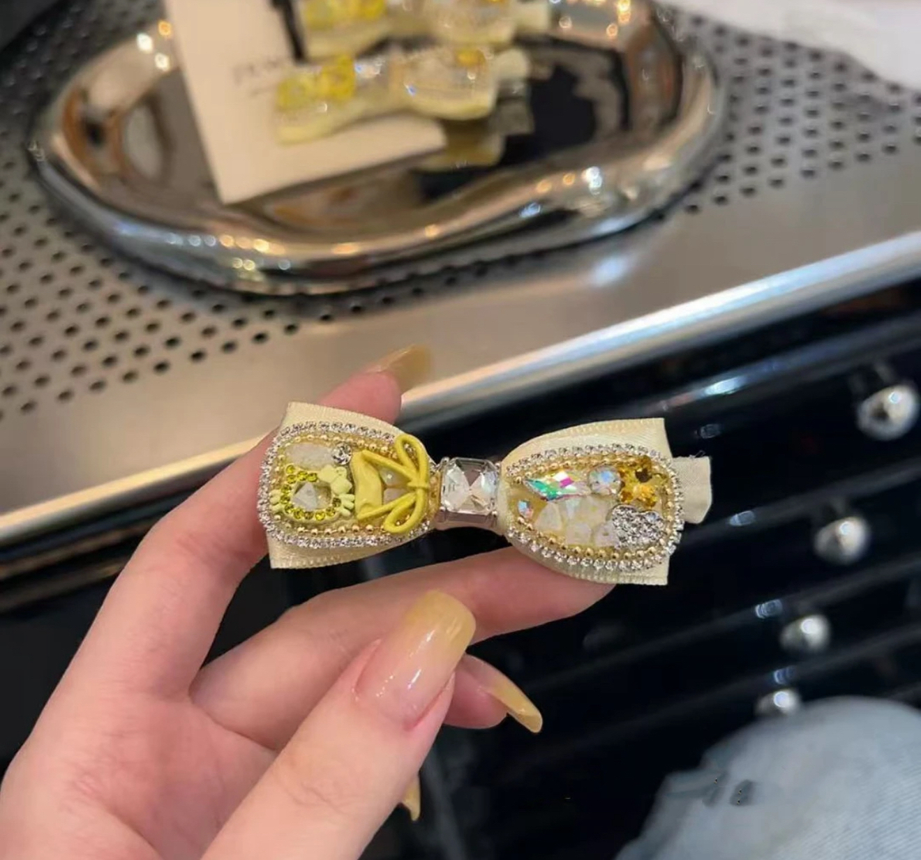 韩国蝴蝶结发夹（单只）