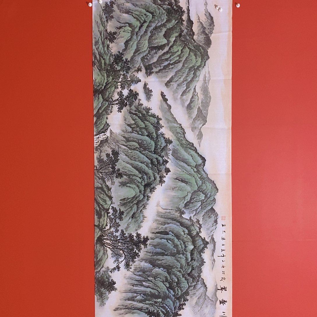 国画山水花鸟国画作品