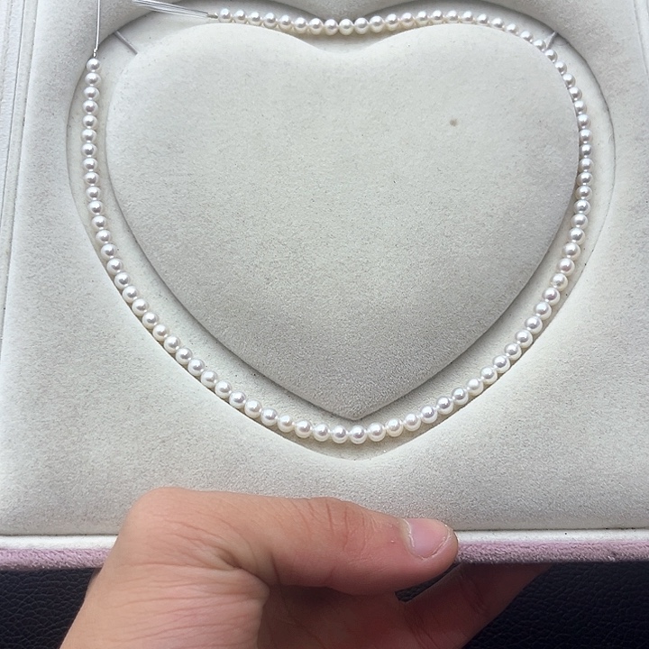 珍珠项链淡水珍珠合金7