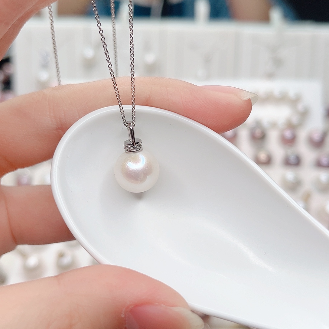 淡水珍珠吊坠(赠链)合金