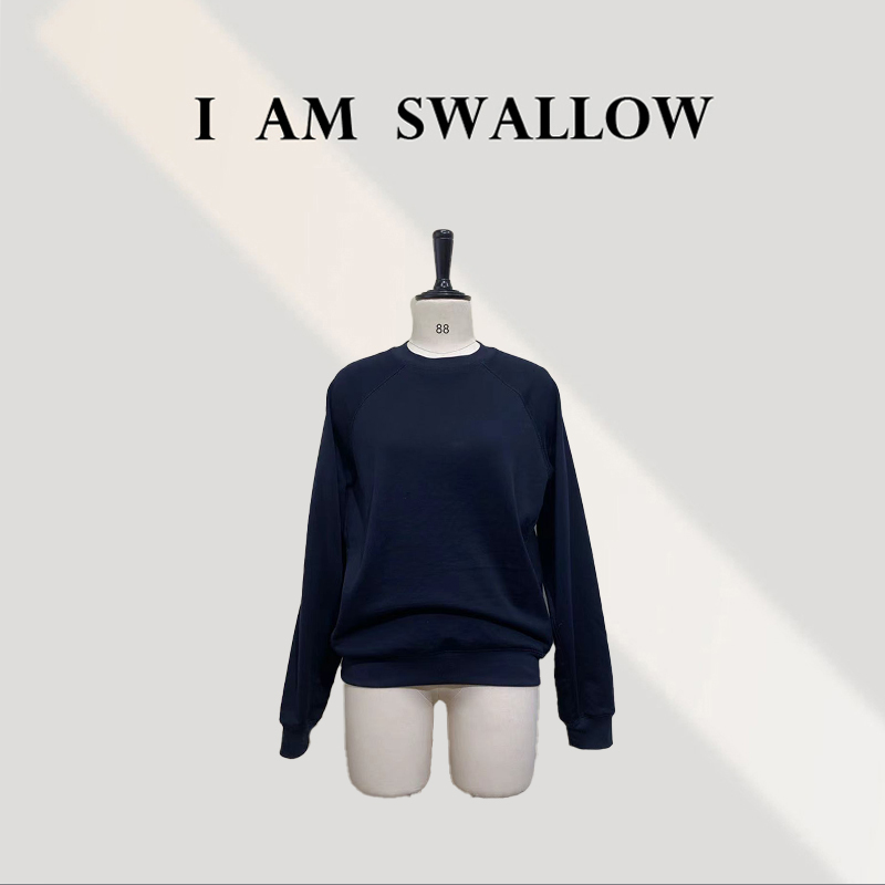 【南油实体店见主页】圆领蓝色长袖卫衣