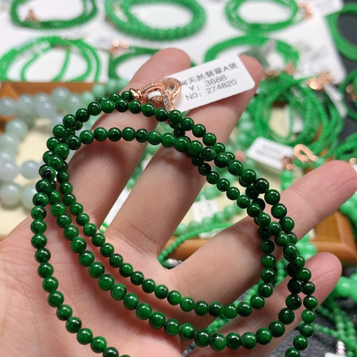 翡翠未镶嵌手链翡翠