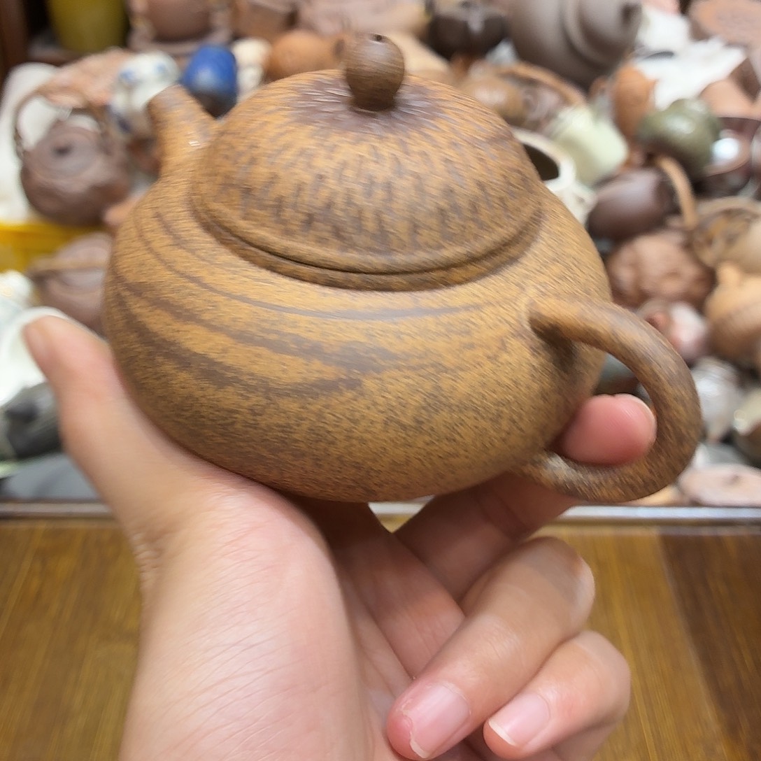 柴烧老岩泥茶器皿