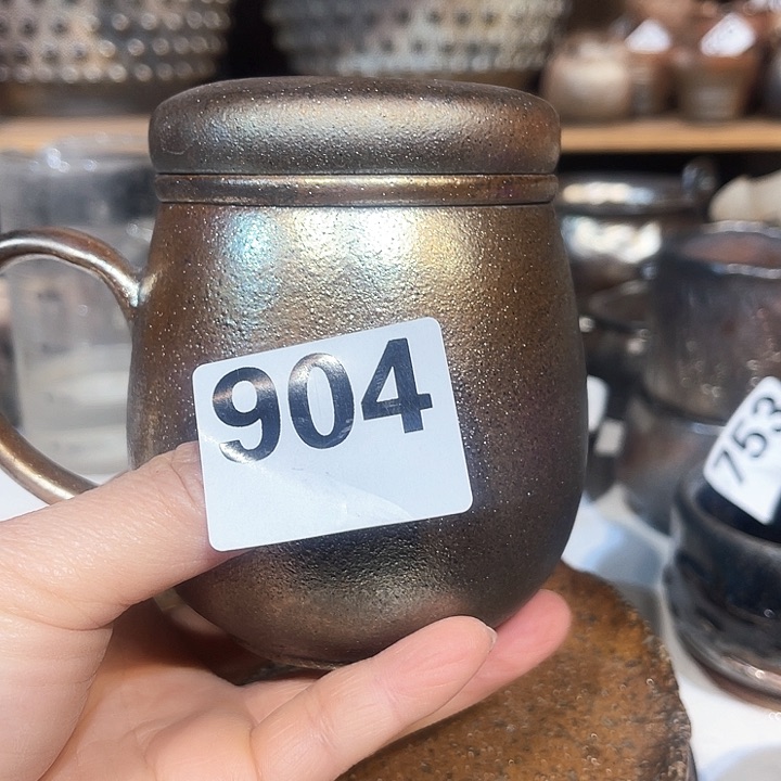 杯高温柴烧陶泥套杯