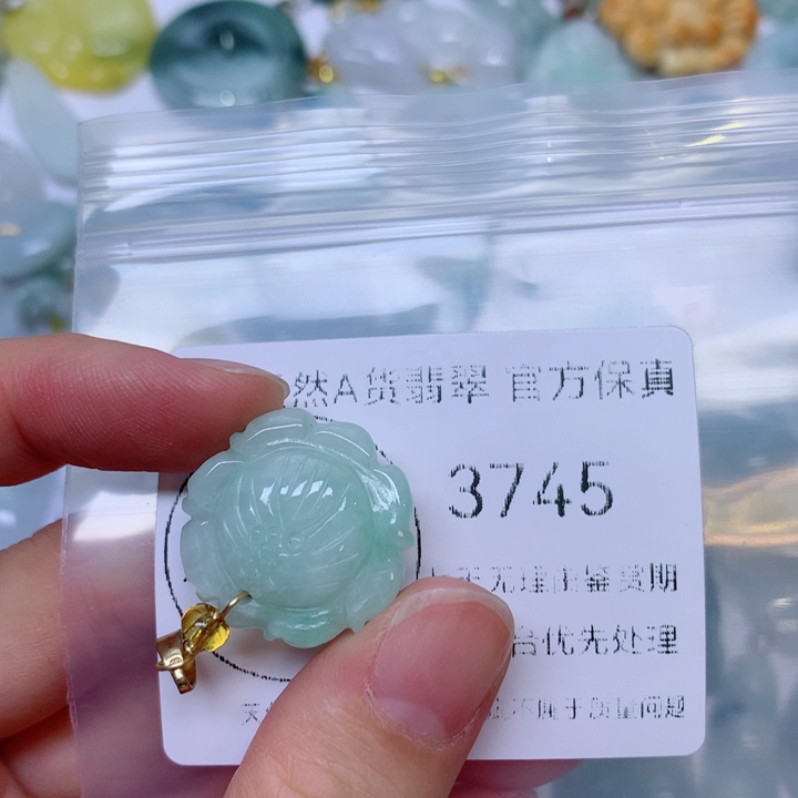 翡翠未镶嵌颈饰翡翠