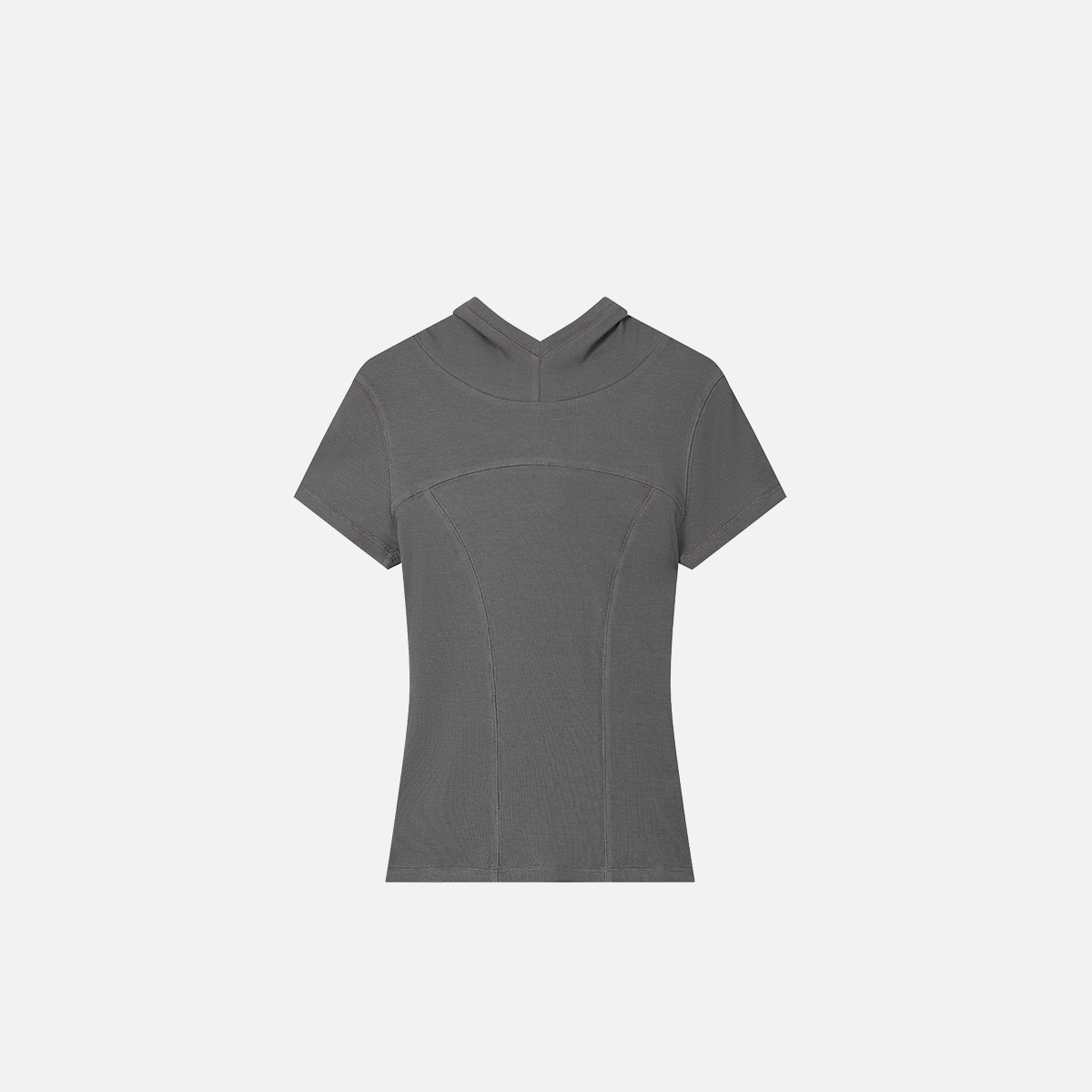 【高品私服】热销中~新款纯色打底衫连帽T恤简约女装 100