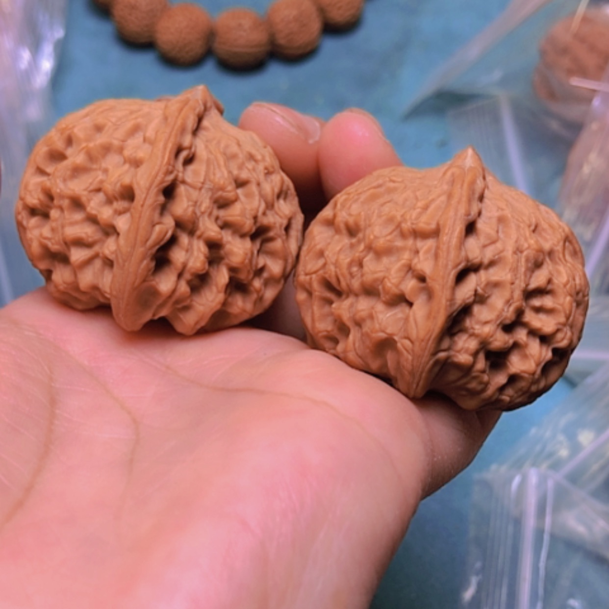 【闪购商品】核桃把件41玉枕元宝磕尖