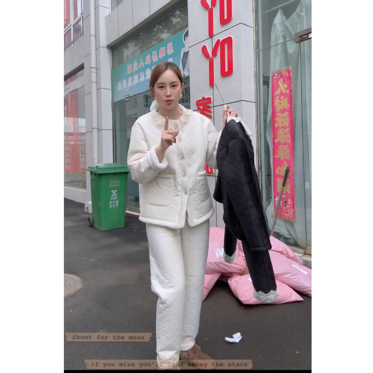 2025新款小香风蕾丝加厚套装001