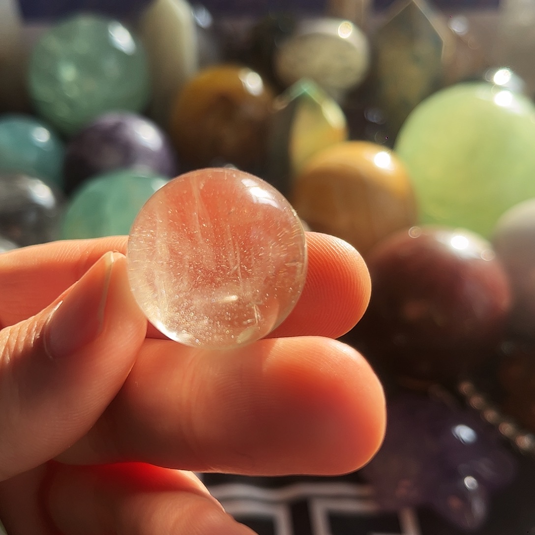 水晶天然水晶微瑕未镶嵌