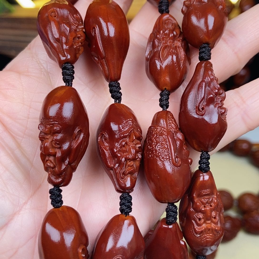 橄榄核吊坠间***.罗汉脖挂