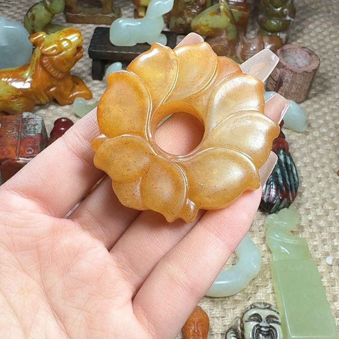 白玉菩提吊坠挂件