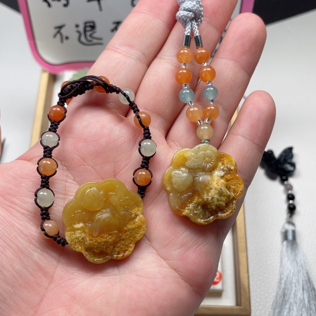 未镶嵌蛇纹石玉颈饰