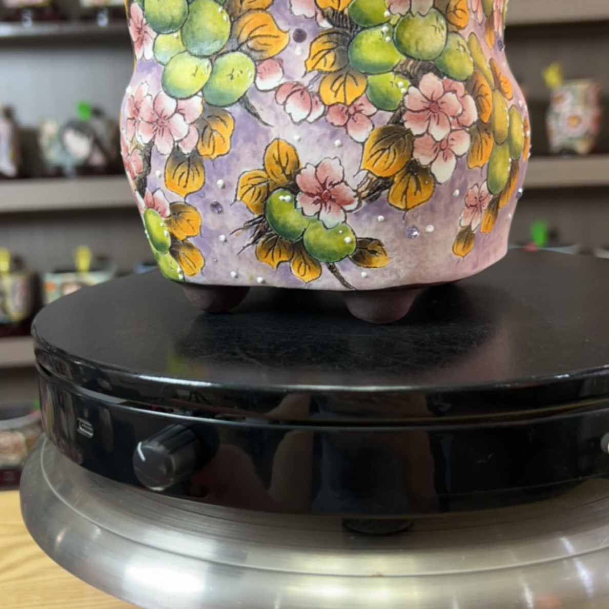 精品陶瓷手绘花盆