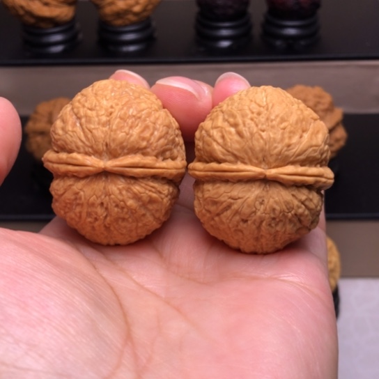 文玩核桃把件擂鼓双筋锤6