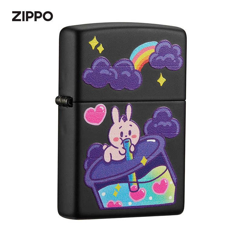Zippo打火机美国 LZERA218L-0202 彩虹幻想黑 中版原版TCJ1